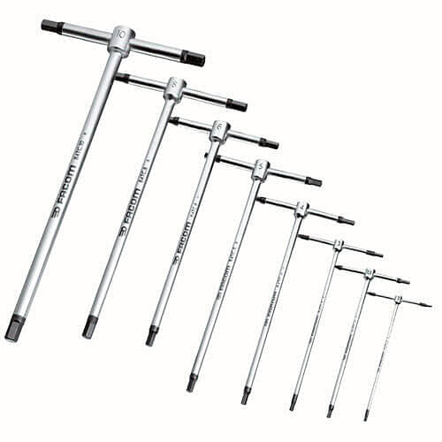 AMPRO T22977 Metric Hex Wrench Set 8-Piece Ampro Industries 